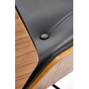 Кресло компьютерное HALMAR WEBSTER черный/орех